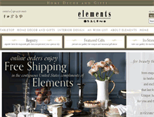 Tablet Screenshot of elementsoftucson.com